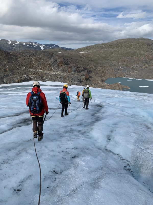 Hi North GLACIER HIKE ON OKSTINDBREEN